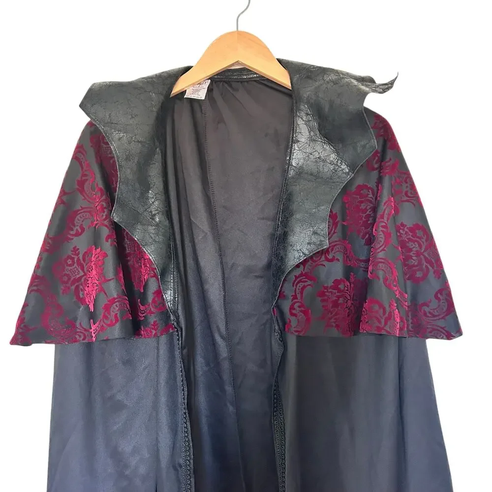 Spirit Halloween Vampire Costume Cape & Pants Sz M - Picture 2 of 11
